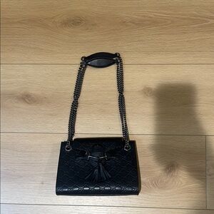 Black Gucci Chain Shoulder Bag